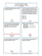 5th Grade Math Review OA Homework