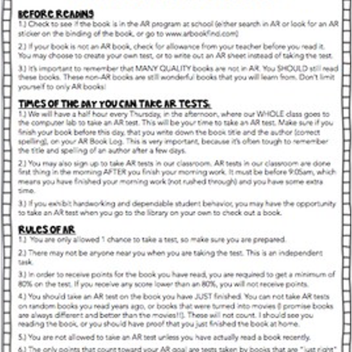 Starting Up and Organizing Accelerated Reader Printables *FREEBIE*