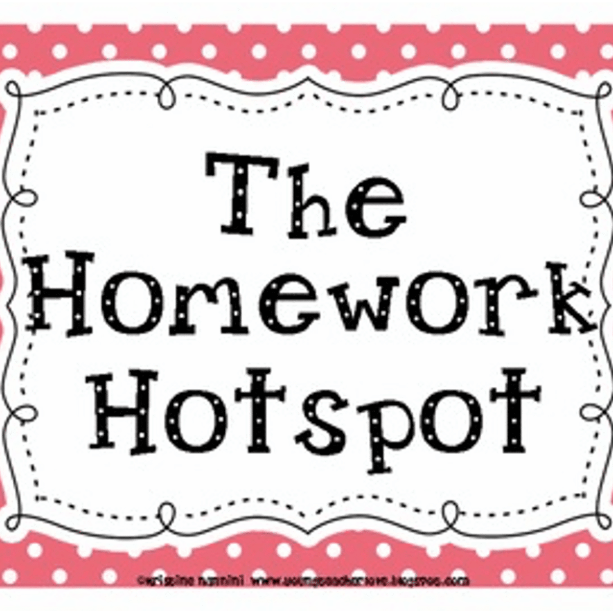 Sign Homeworkw Packet The Homework Hangout and The Homework Hotspot Printable Sign - In the ...
