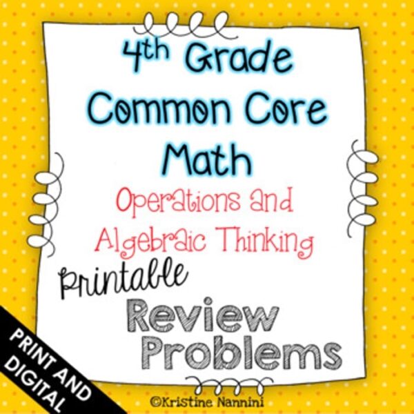 4th grade OA Math Review