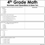 4th grade common core math MD measurement and data
