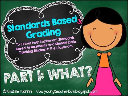 Walking Through Standards Based Grading: Part 2 WHAT IS STANDARDS BASED GRADING- Young Teacher Love by Kristine Nannini
