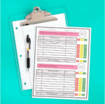 3rd Grade Teacher Data Tracking Binder and Grade Book