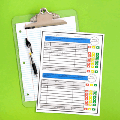4th Grade Teacher Data Tracking Binder and Grade Book