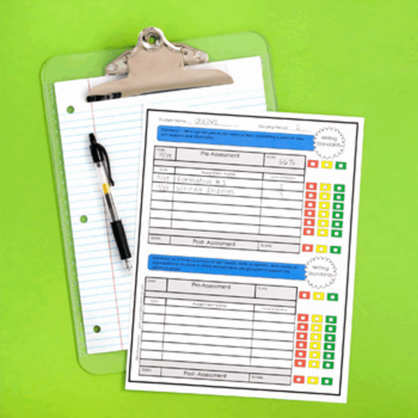 4thTeacherBinder.png-2 4th Grade Teacher Data Tracking Binder and Grade Book