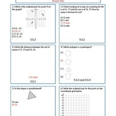 5th Grade Math Spiral Review