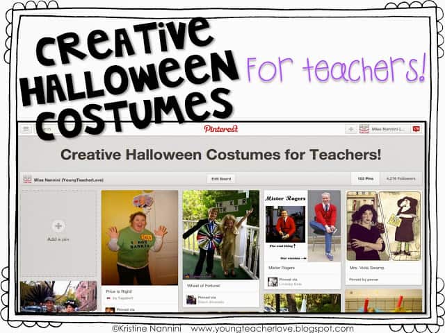 Awesome Costume Ideas for Teachers- Young Teacher Love by Kristine Nannini