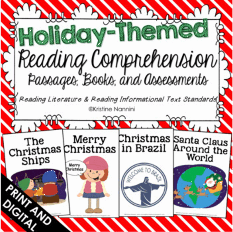 Holidays Around the World Christmas Reading Comprehension Passages
