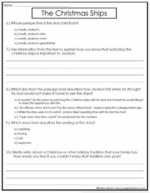 Holidays Around the World Christmas Reading Comprehension Passages