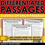 Fall and Thanksgiving Differentiated Close Reading Passages