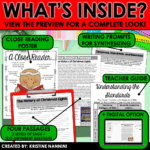 Differentiated Close Reading Passages Christmas Themed