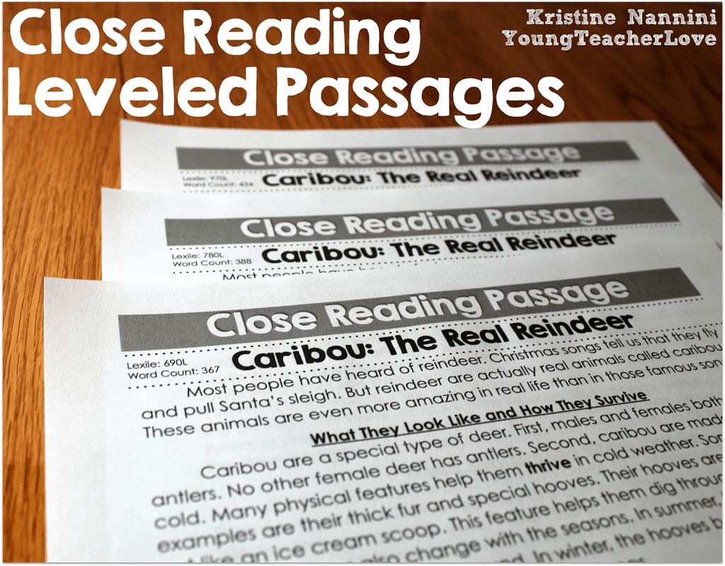 Christmas Close Reading Passages, Text-Dependent Questions & More- by Kristine Nannini