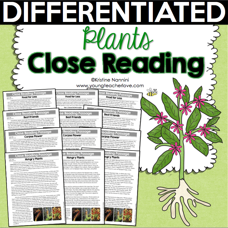 Differentiated Plants Close Reading by Kristine Nannini