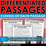 Differentiated Close Reading Passages Presidents Day