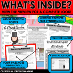 Differentiated Close Reading Passages Presidents Day