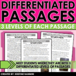 Differentiated Close Reading Passages Spring