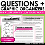 Differentiated Close Reading Passages Spring