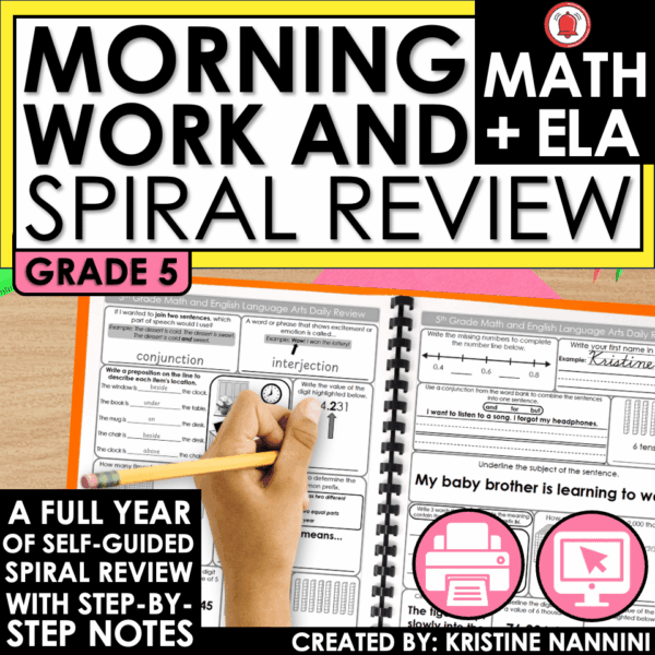 5th Grade Morning Work
