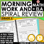 3rd Grade Morning Work
