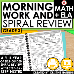 3rd Grade Morning Work