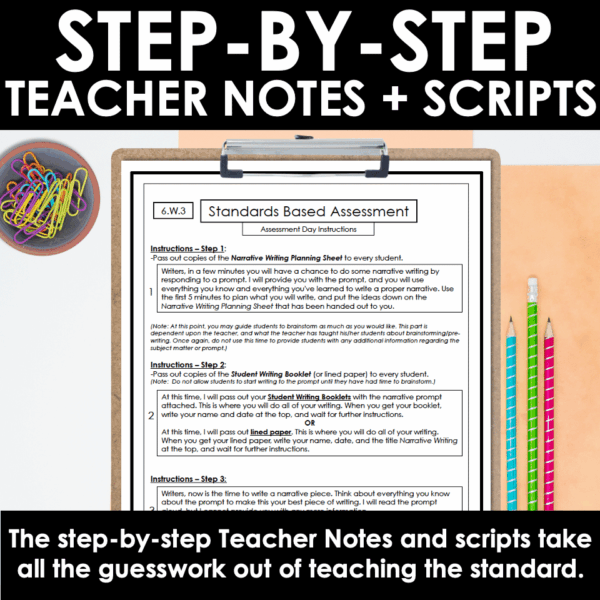 Slide2 6th Grade ELA Assessments and Teaching Notes
