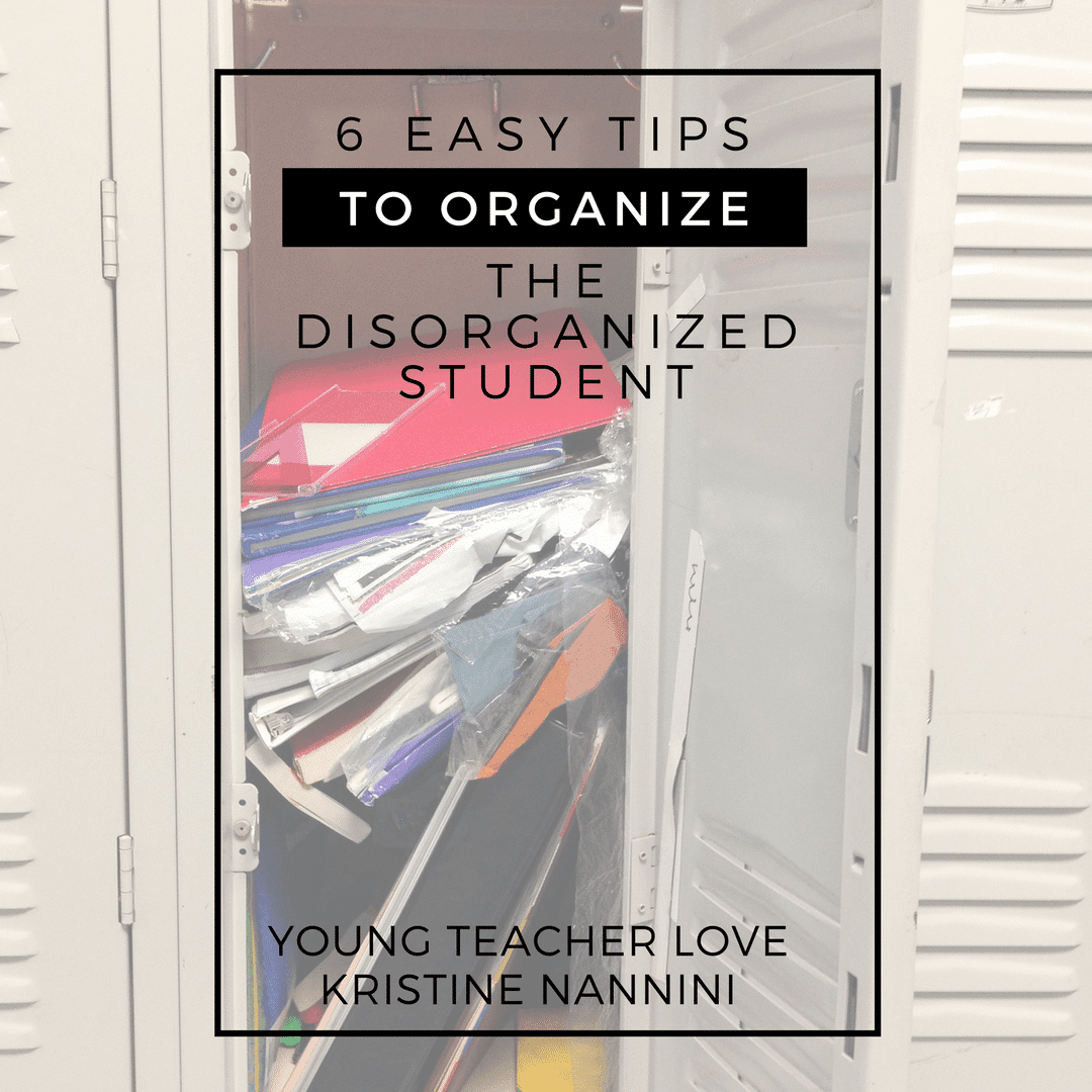 6 Easy Tips to Organize the Disorganized Student