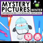 Coordinate Graphing Math Pictures Winter