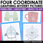 Coordinate Graphing Math Pictures Winter