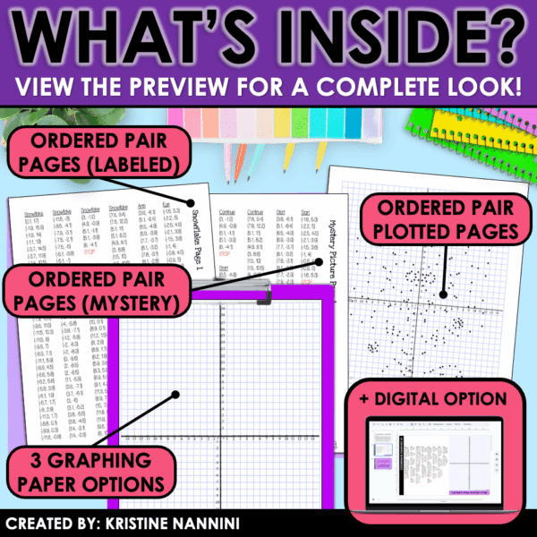 Slide16 Coordinate Graphing Math Pictures Winter