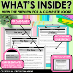 Fiction Differentiated Passages and Questions Characters