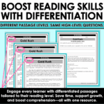 Fiction Differentiated Passages and Questions Summarizing