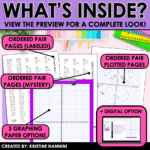 Coordinate Graphing Math Pictures Valentine's Day
