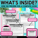 Fiction Differentiated Passages and Questions Summarizing