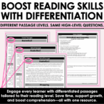 Fiction Differentiated Passages and Questions Paired Passages