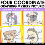 Coordinate Graphing Math Pictures Dabbing and Flossing