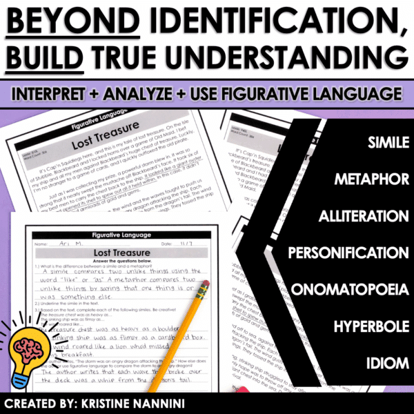 Slide3 Fiction Differentiated Passages and Questions Figurative Language