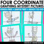 Coordinate Graphing Math Pictures Dancing Llamas