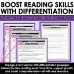 Fiction Differentiated Passages and Questions Making Inferences