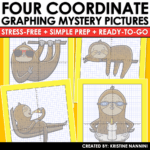 Coordinate Graphing Math Pictures Sloth
