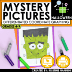 Coordinate Graphing Math Pictures Halloween