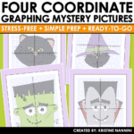 Coordinate Graphing Math Pictures Halloween