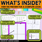 Coordinate Graphing Math Pictures Halloween