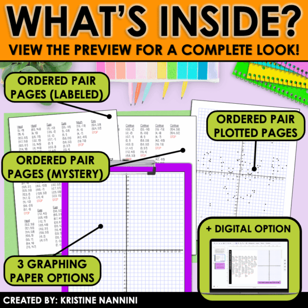 Slide44 Coordinate Graphing Math Pictures Halloween