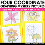 Coordinate Graphing Math Pictures Spring