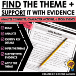 Fiction Differentiated Passages and Questions Theme