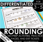 Differentiated Rounding No-Prep Printables