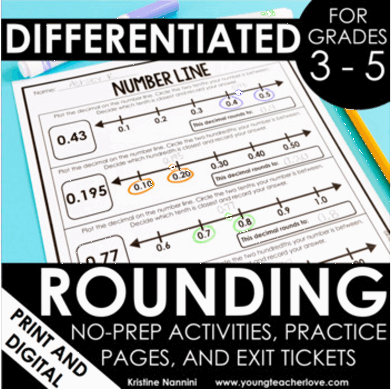 Differentiated Rounding No-Prep Printables
