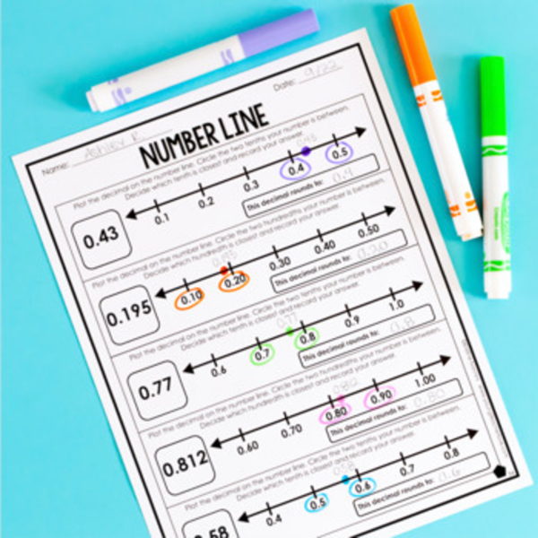 RoundingExit.png-3 Differentiated Rounding No-Prep Printables