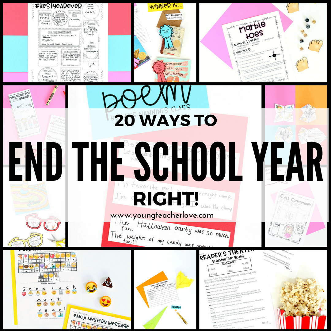 20 End of the Year Activities to Finish Your Year Right!