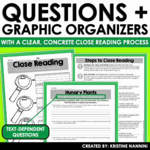 Plants Differentiated Close Reading Passages